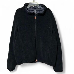 Women’s Save The Duck deep pile fleece jacket size 2XL